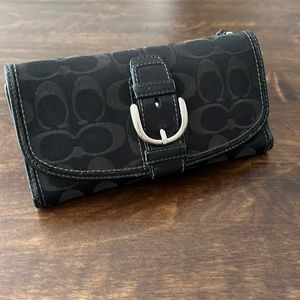 Coach checkbook wallet